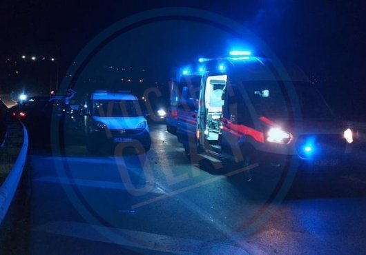 KARTEPE'DE KAZA , 2  YARALI