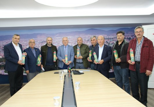 Muhtarlardan Başkan Aygün’e Hizmet Teşekkürü