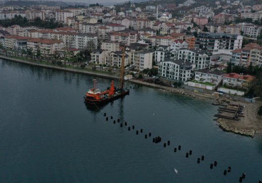  Değirmendere çekek yerine 85 kazık