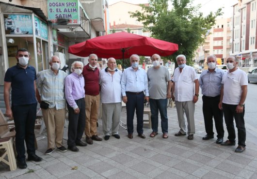 BAŞKAN AYGÜN ,ESNAFLARI DOLAŞTI