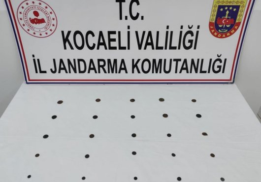 25 ADET TARİHİ SİKKE ELE GEÇİRİLDİ