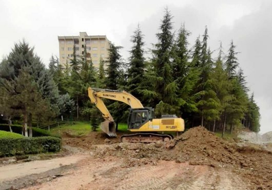 TAVŞANTEPE  TOKİ KONUTLARINA  YENİ ASFALT YOL