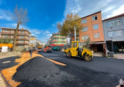  Zemzem Sokak’a 2.500 ton asfalt