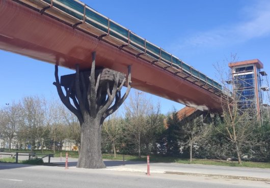 Ormanya yaya üstgeçidinde sona doğru