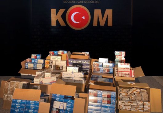 KÖRFEZ'DE KAÇAK SİGARA OPERASYONU