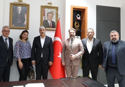 DDC Grup yönetimi, Başkan Ömeroğlu'nu kutladı