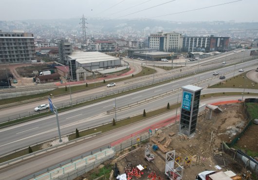 Solaklar Üst Geçidi’nin yüzde 75’i tamam