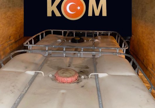 2 ton kaçak akaryakıt ele geçirildi