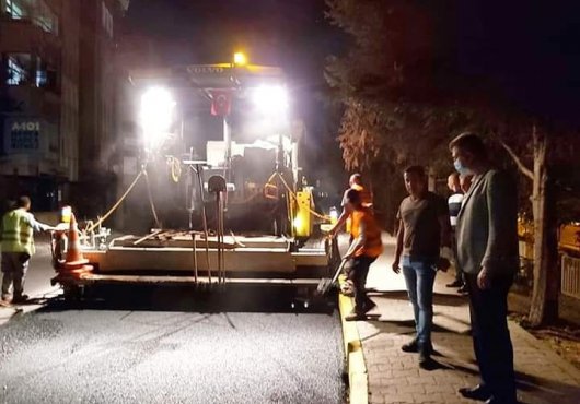 GÖLCÜK'TE GECE GÜNDÜZ ÇALIŞMA