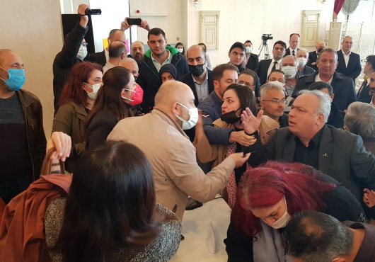 Gergin ÇED toplantısında arbede yaşandı