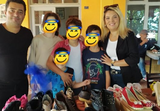 Kurt kardeşler çocukları sevindirdi
