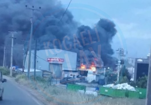 GEBZE'DE KORKUTAN YANGIN
