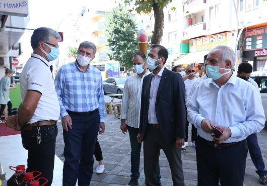 AYGÜN  VE ÇAKIR'DAN ESNAF ZİYARETLERİ