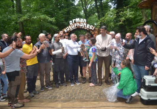 ORMAN KÜTÜPHANESİ AÇILDI