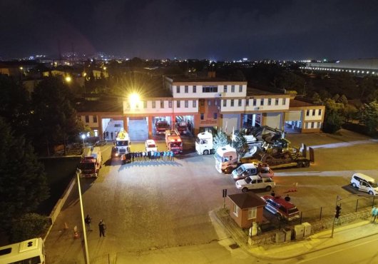 Kocaeli itfaiyesi Marmaris’te