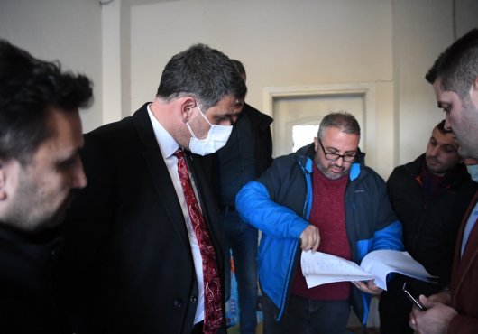 KARTEPE MAŞUKİYE CAMİİ ÇEVRESİ DÜZENLENİYOR