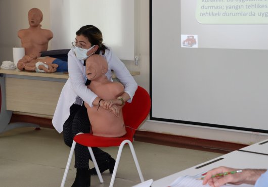 Büyükşehir personeline temel ilkyardım eğitimi