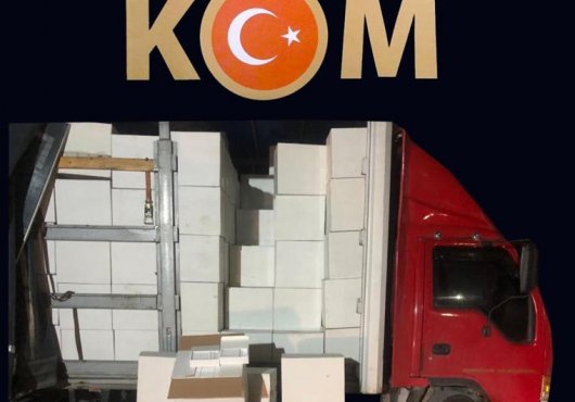 2 milyon 650 bin makaron ele geçirildi!