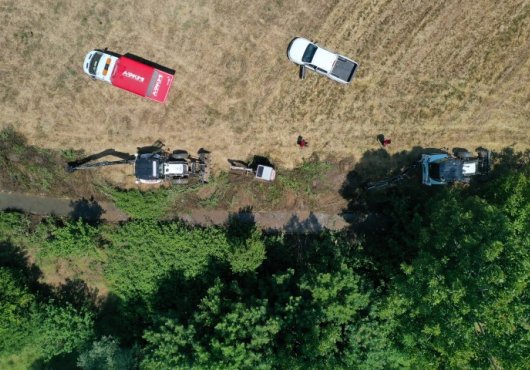 Büyükşehir’in A Takımı yine iş başında; Tarımsal sulama kanalları temizleniyor