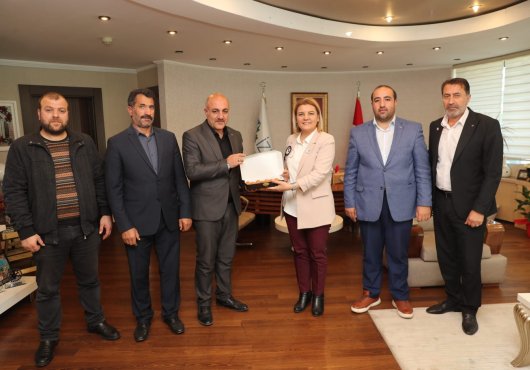 Başkan Hürriyet, Aşkalelileri ağırladı 