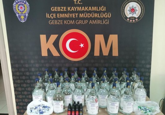 GEBZE'DESAHTE İÇKİ OPERASYONU