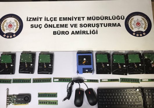 İş yeri hırsızlığında 6  gözaltı!