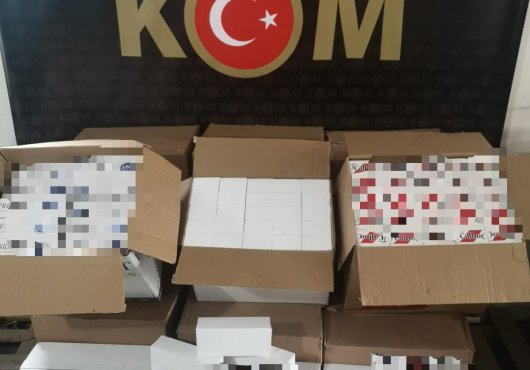 GEBZE'DE 147 BİN 800 MAKARON ELEGEÇİRİLDİ